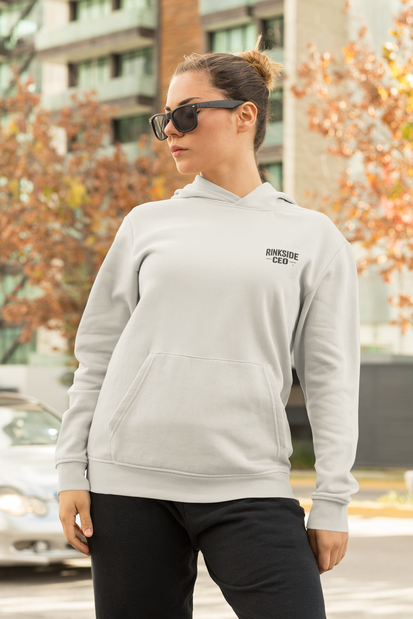 Rink-Side CEO Heavyweight Hoodie- Bold Design