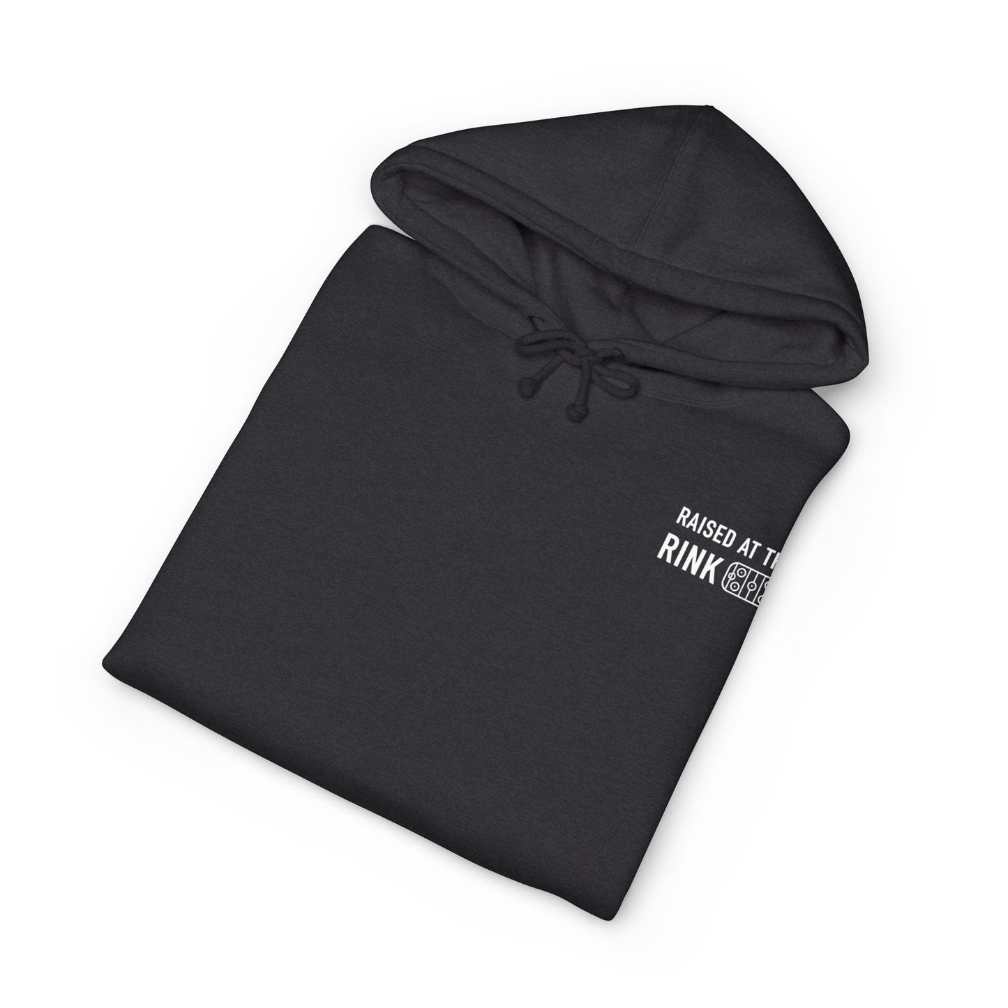 Raised at the Rink Heavyweight Hoodie- Subtle Design