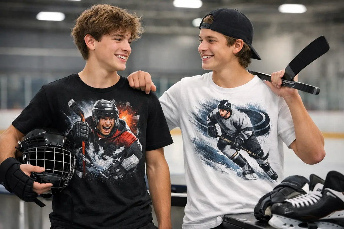 Teen Hockey Graphic Tees That Actually Hit