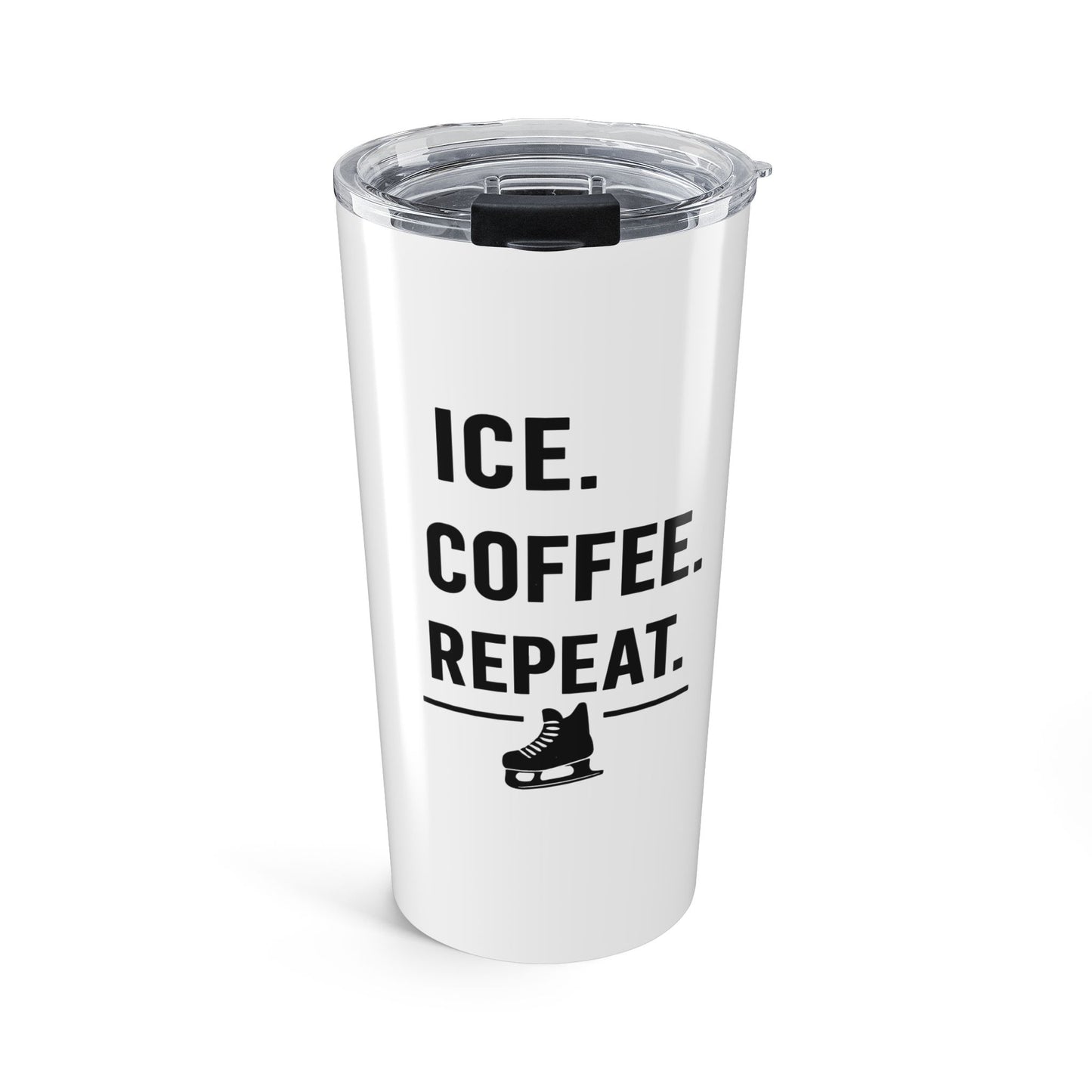 Ice. Coffee. Repeat. 20oz Tumbler — Morning Travel Cup