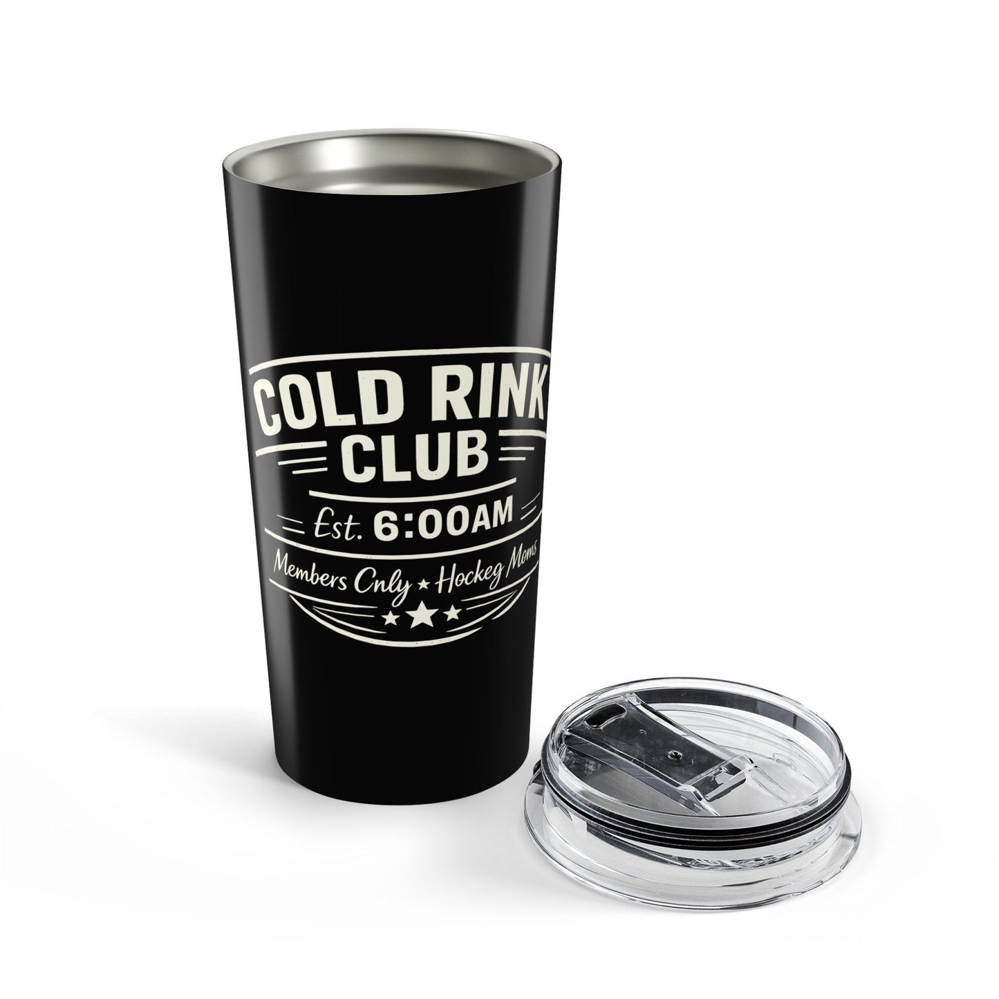 Cold Rink Club 20oz Tumbler – Hockey Mom Coffee Travel Mug