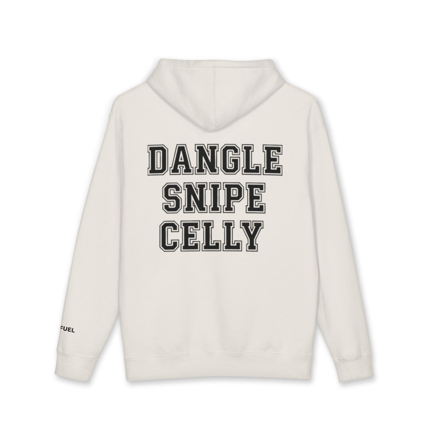 Dangle Snipe Celly Heavyweight Hoodie- Bold Design