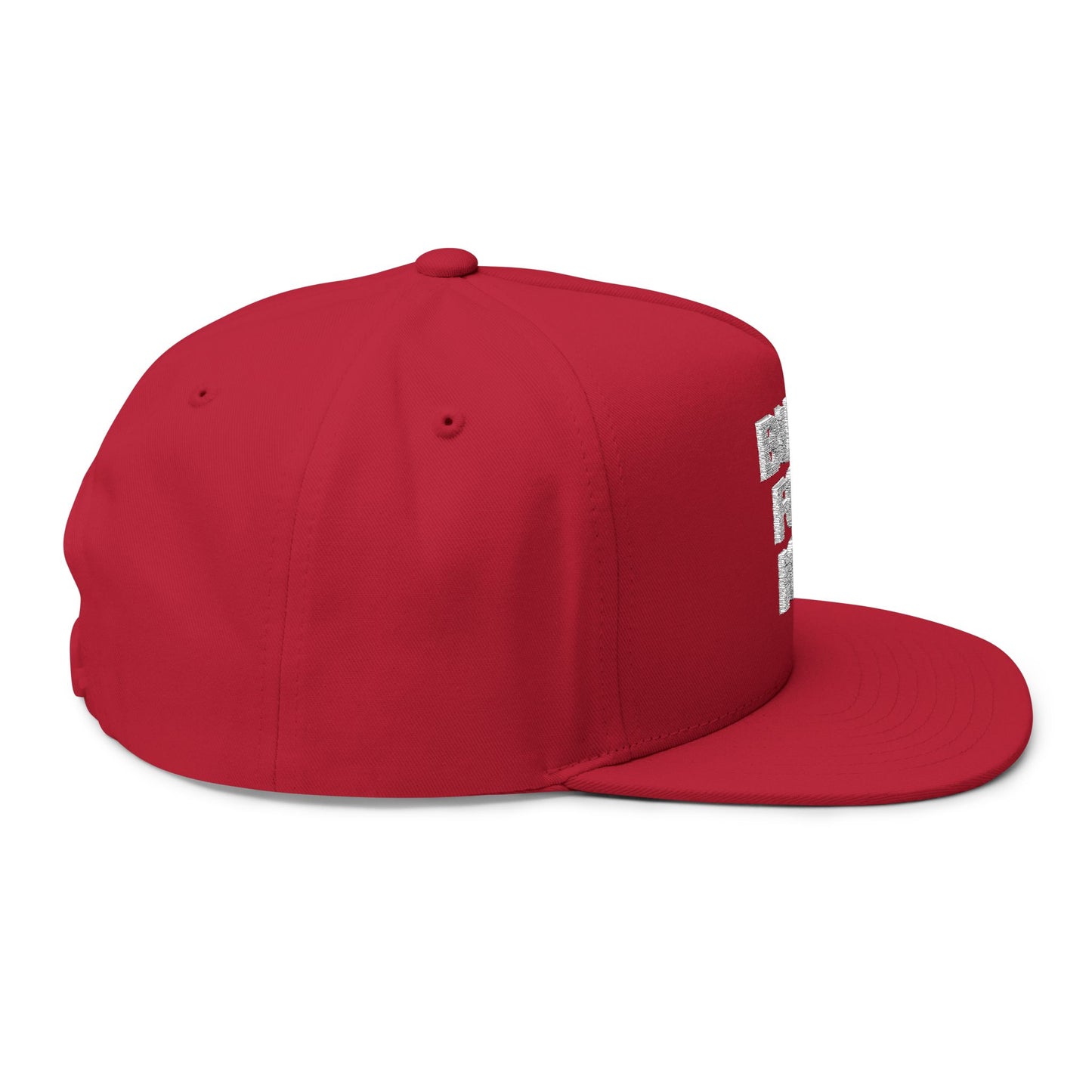 Built For Ice Embroidered Flat Bill Cap