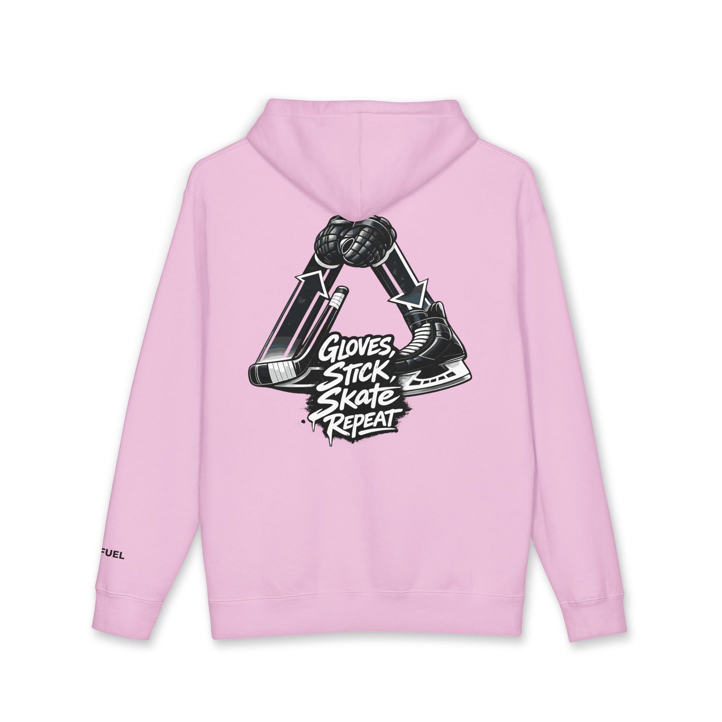 Glove Stick Skates Repeat Heavyweight Hoodie- Bold Design