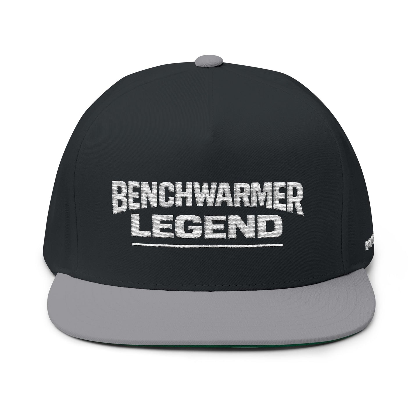 Benchwarmer Legend Embroidered Flat Bill Cap