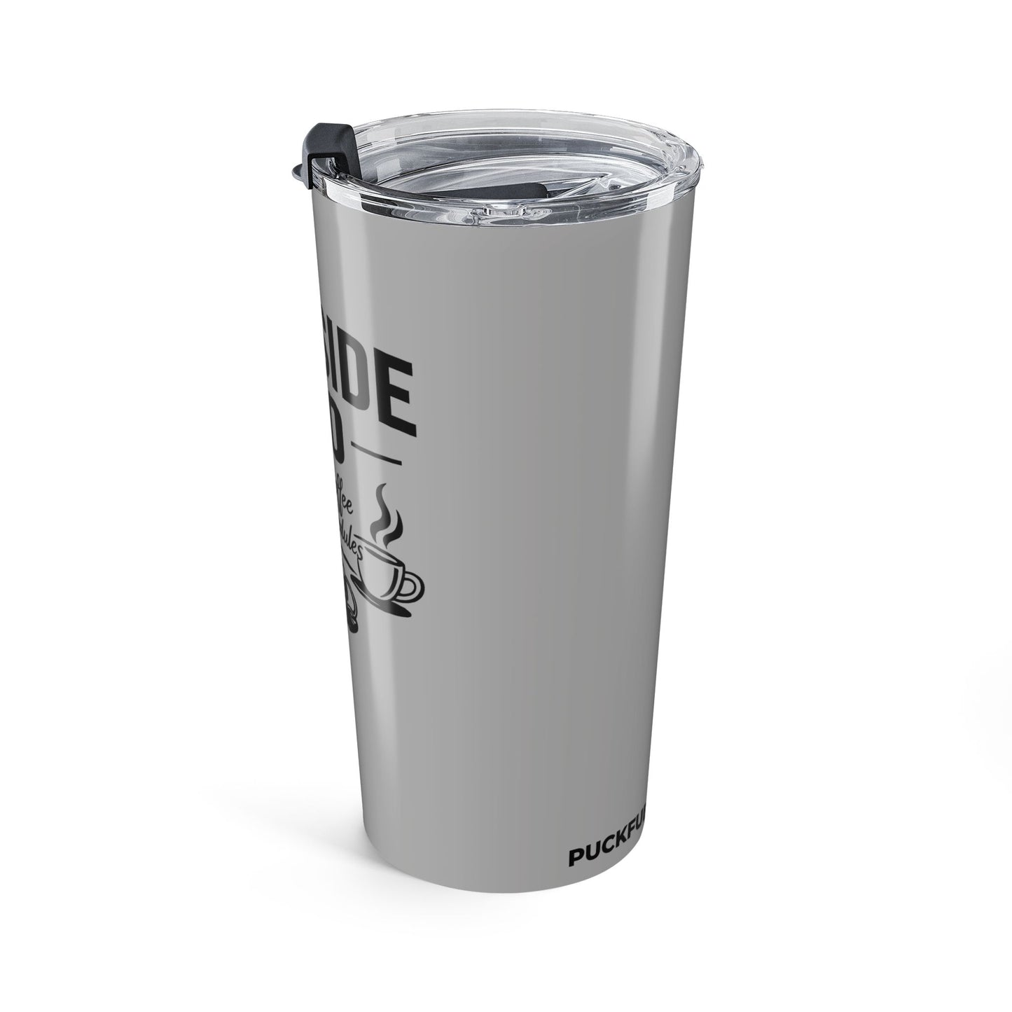 Drinkside CEO 20oz Tumbler - "Running on Coffee & Carpools" Travel Cup