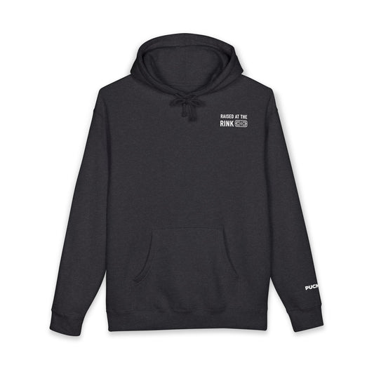Raised at the Rink Heavyweight Hoodie- Subtle Design