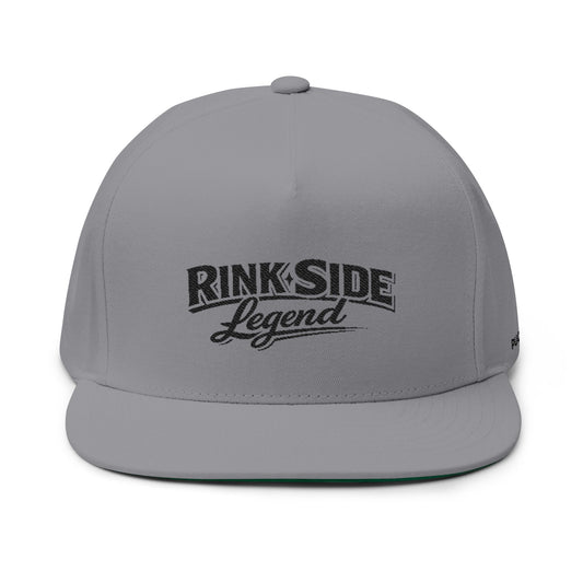 Rinkside Legend Embroidered Flat Bill Cap