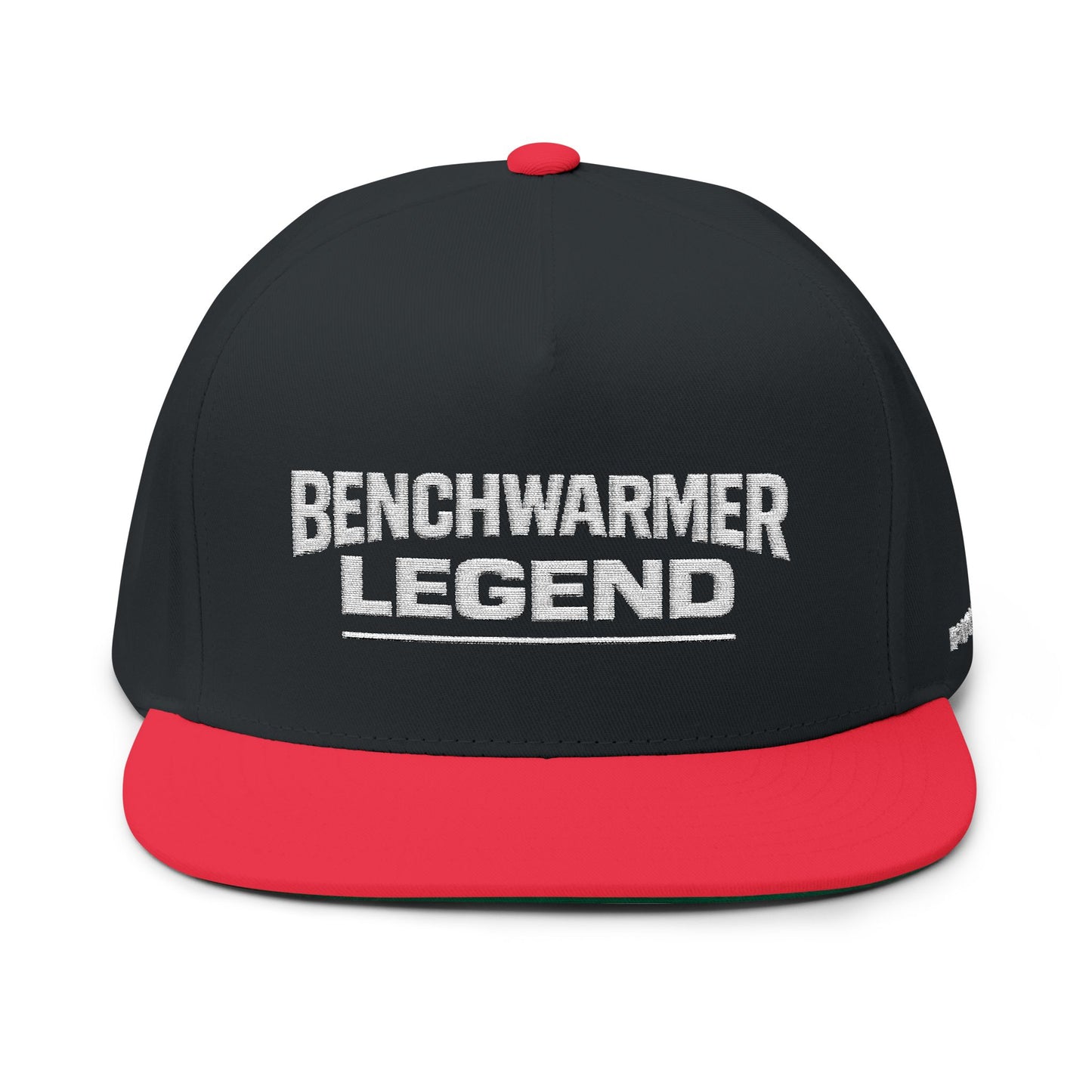 Benchwarmer Legend Embroidered Flat Bill Cap