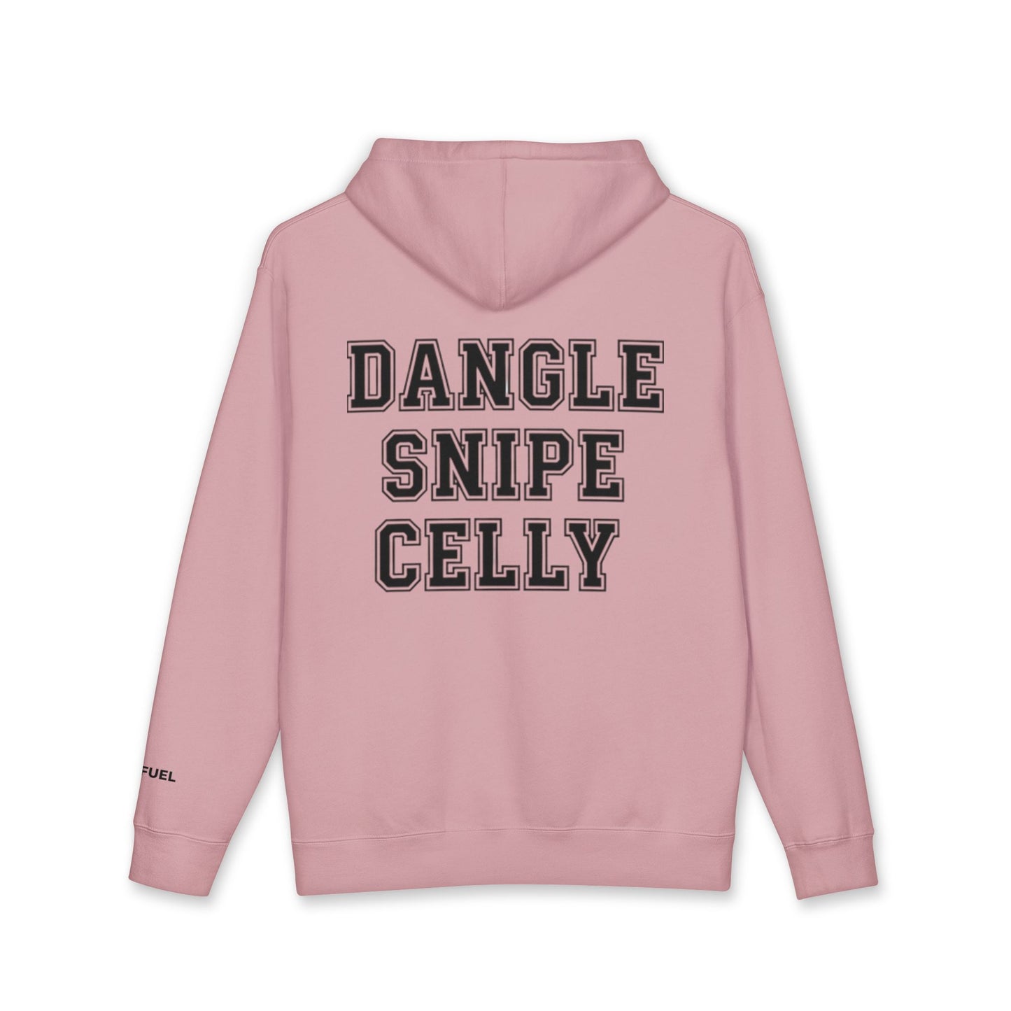 Dangle Snipe Celly Heavyweight Hoodie- Bold Design