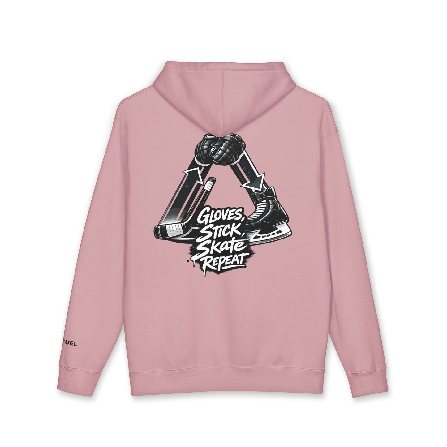 Glove Stick Skates Repeat Heavyweight Hoodie- Bold Design