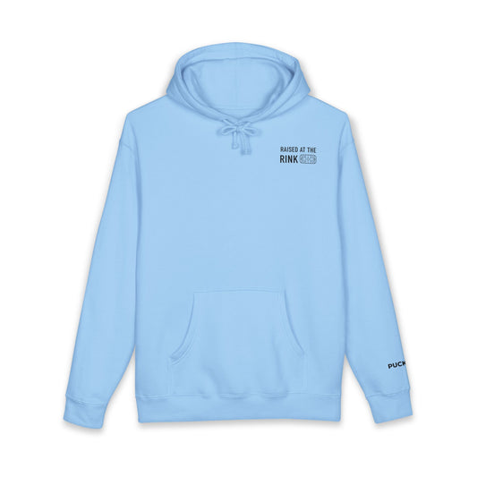Raised at the Rink Heavyweight Hoodie- Subtle Design