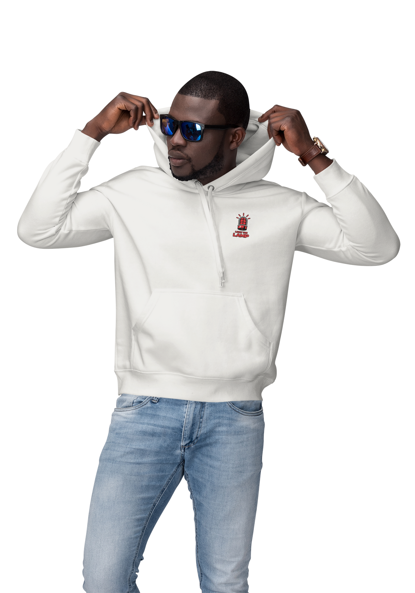 Light the Lamp Heavyweight Hoodie- Subtle Design