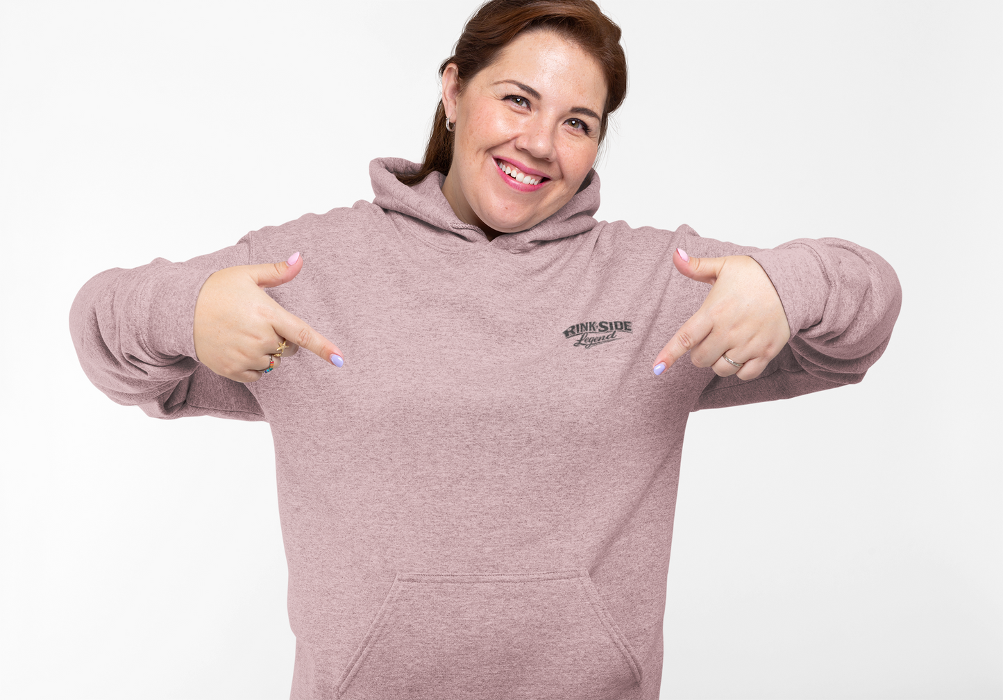 Rink-Side Legend Heavyweight Hoodie- Bold Design
