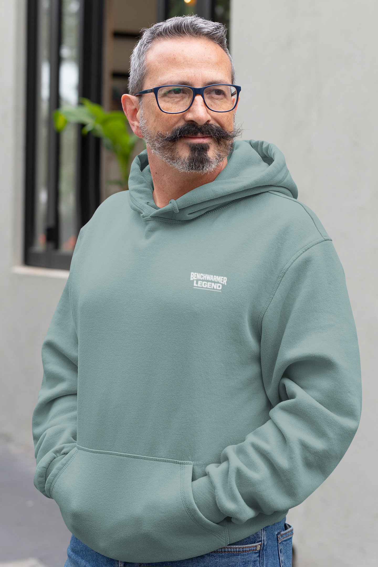 Benchwarmer Legend Heavyweight Hoodie- Subtle Design