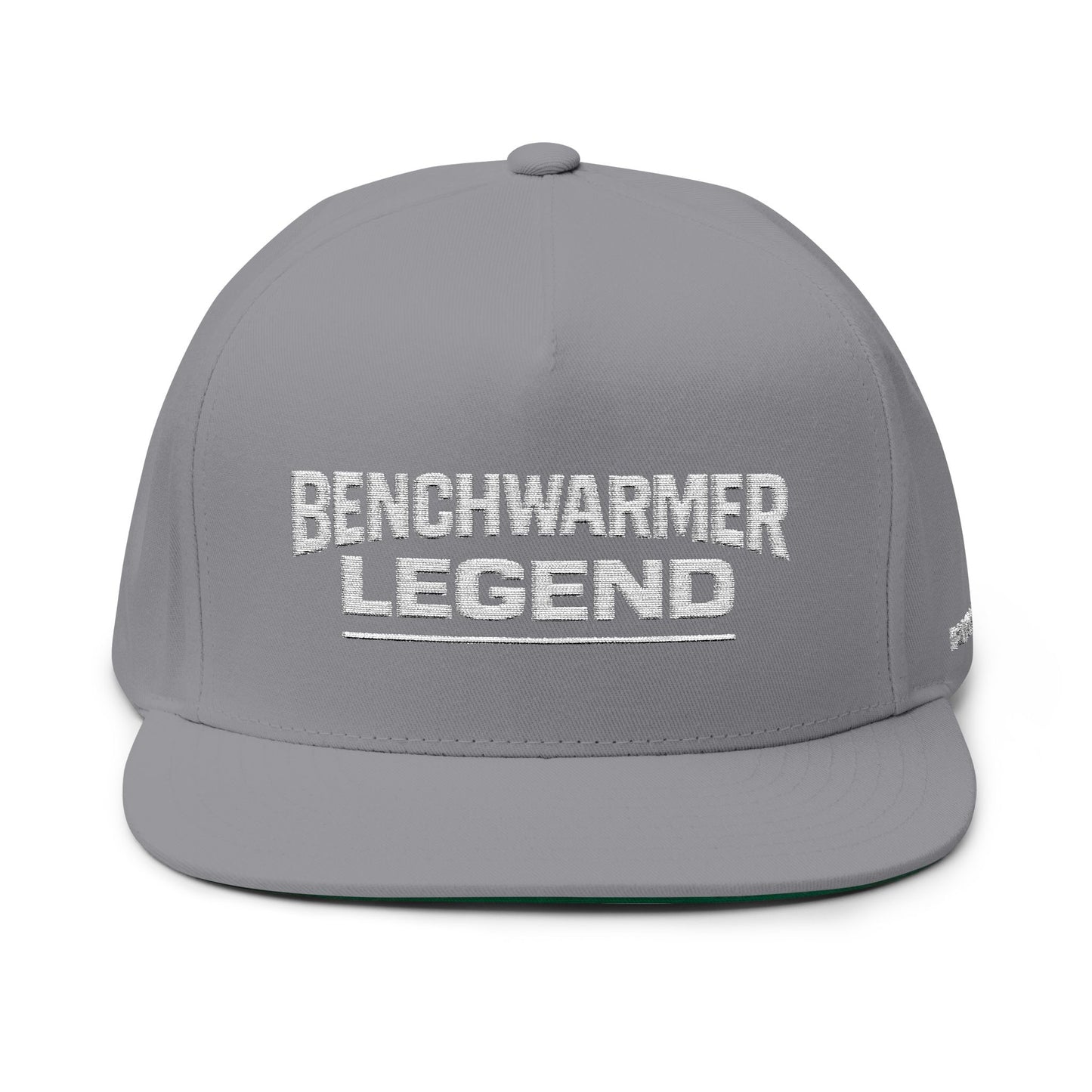 Benchwarmer Legend Embroidered Flat Bill Cap