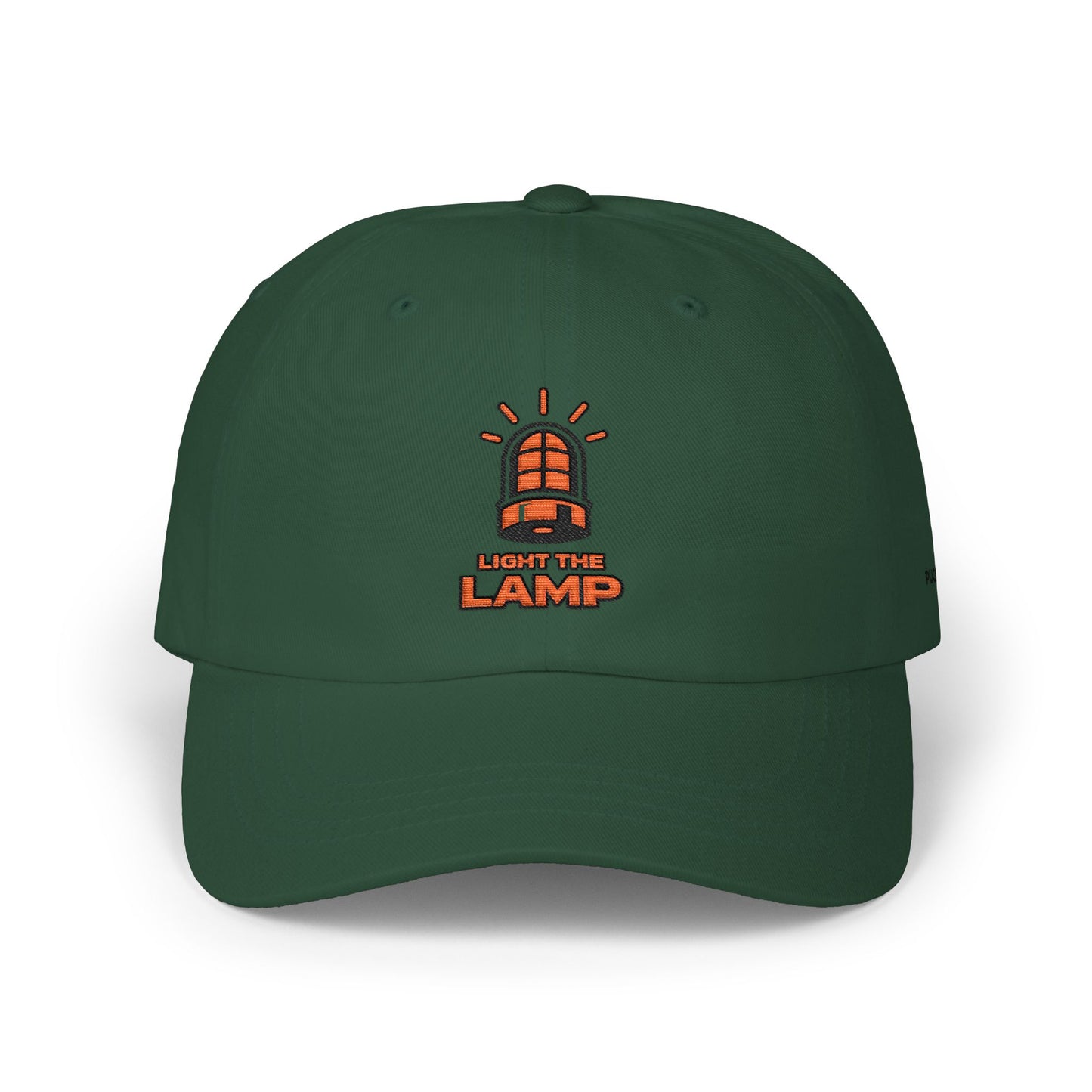 Light the Lamp Dad Cap — Embroidered Vintage Beacon Baseball Hat