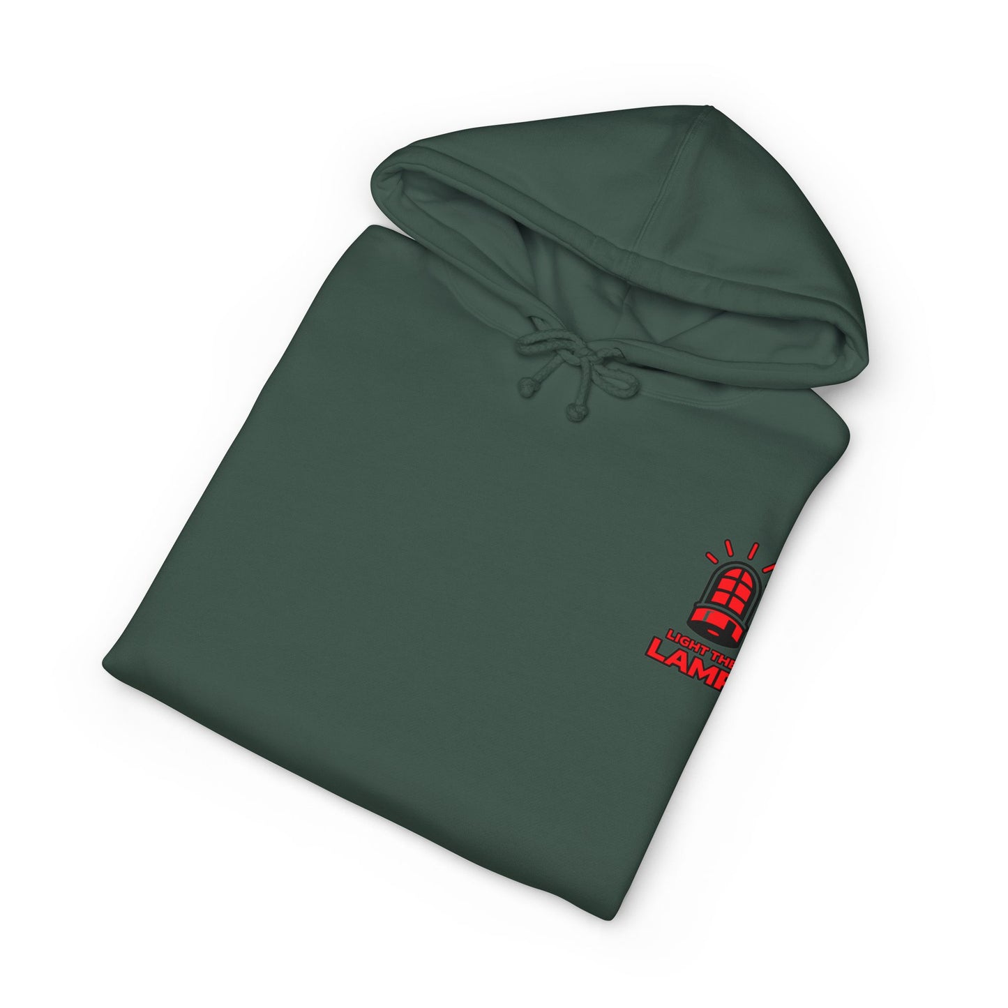 Light the Lamp Heavyweight Hoodie- Subtle Design