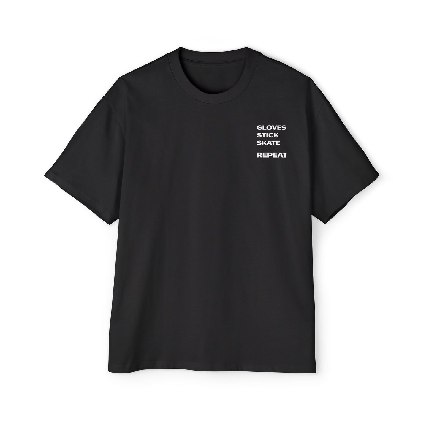 Gloves Stick Skate Repeat - Subtle Hockey T-Shirt