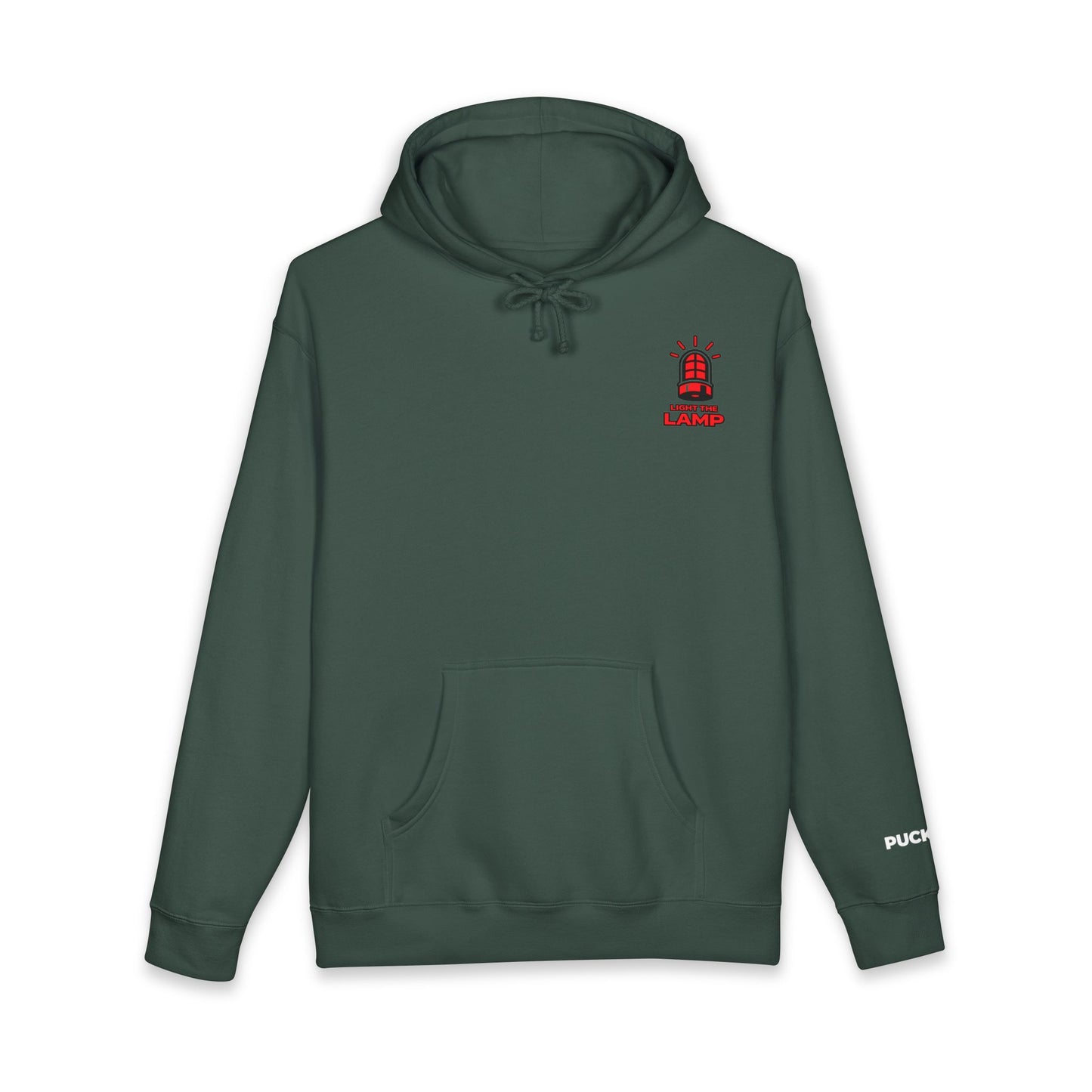 Light the Lamp Heavyweight Hoodie- Subtle Design