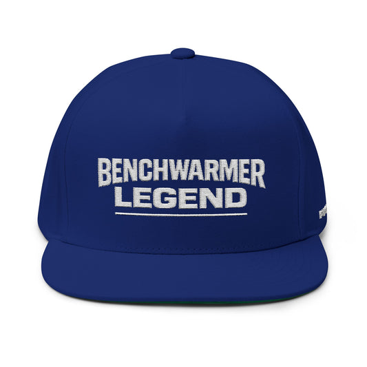 Benchwarmer Legend Embroidered Flat Bill Cap
