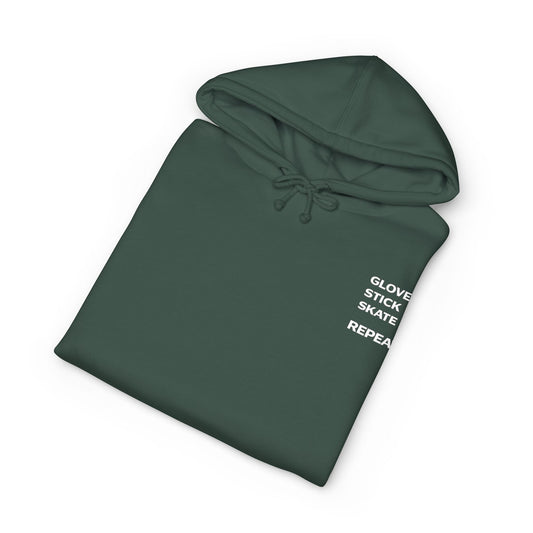Glove Stick Skates Repeat Heavyweight Hoodie- Subtle Design