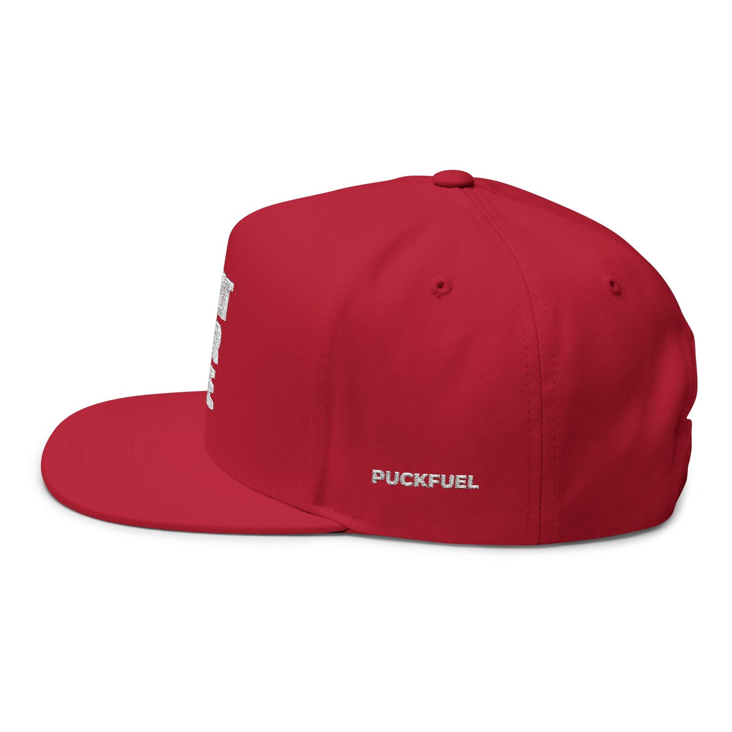 Built For Ice Embroidered Flat Bill Cap