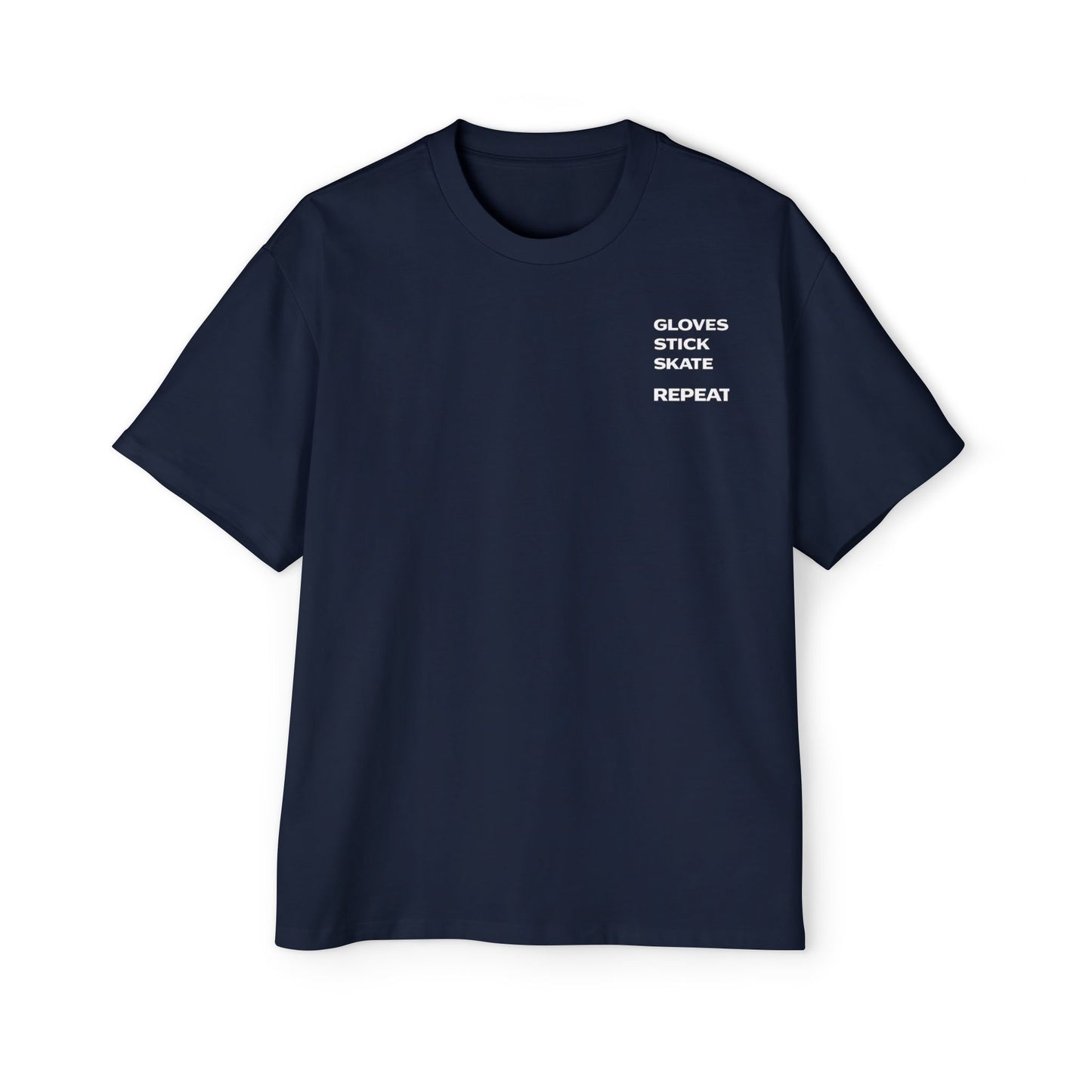 Gloves Stick Skate Repeat - Subtle Hockey T-Shirt