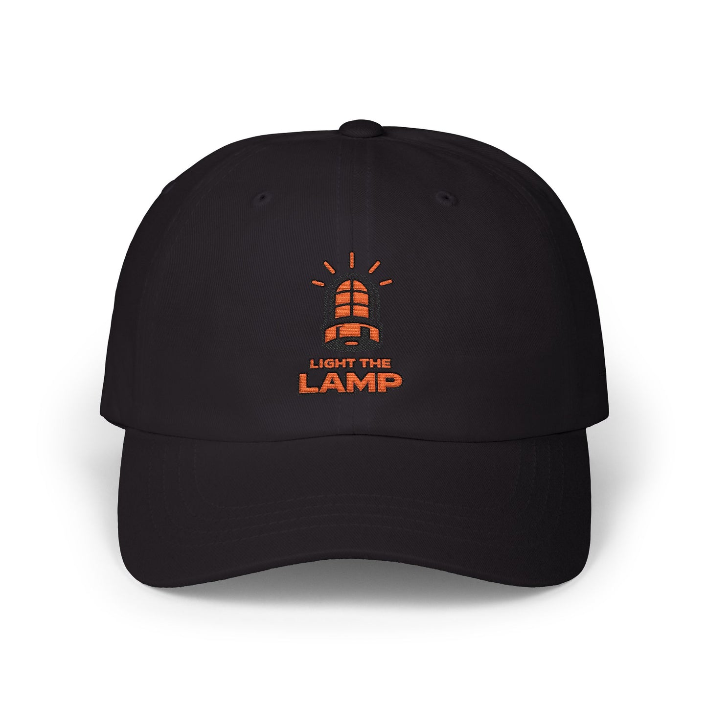 Light the Lamp Dad Cap — Embroidered Vintage Beacon Baseball Hat