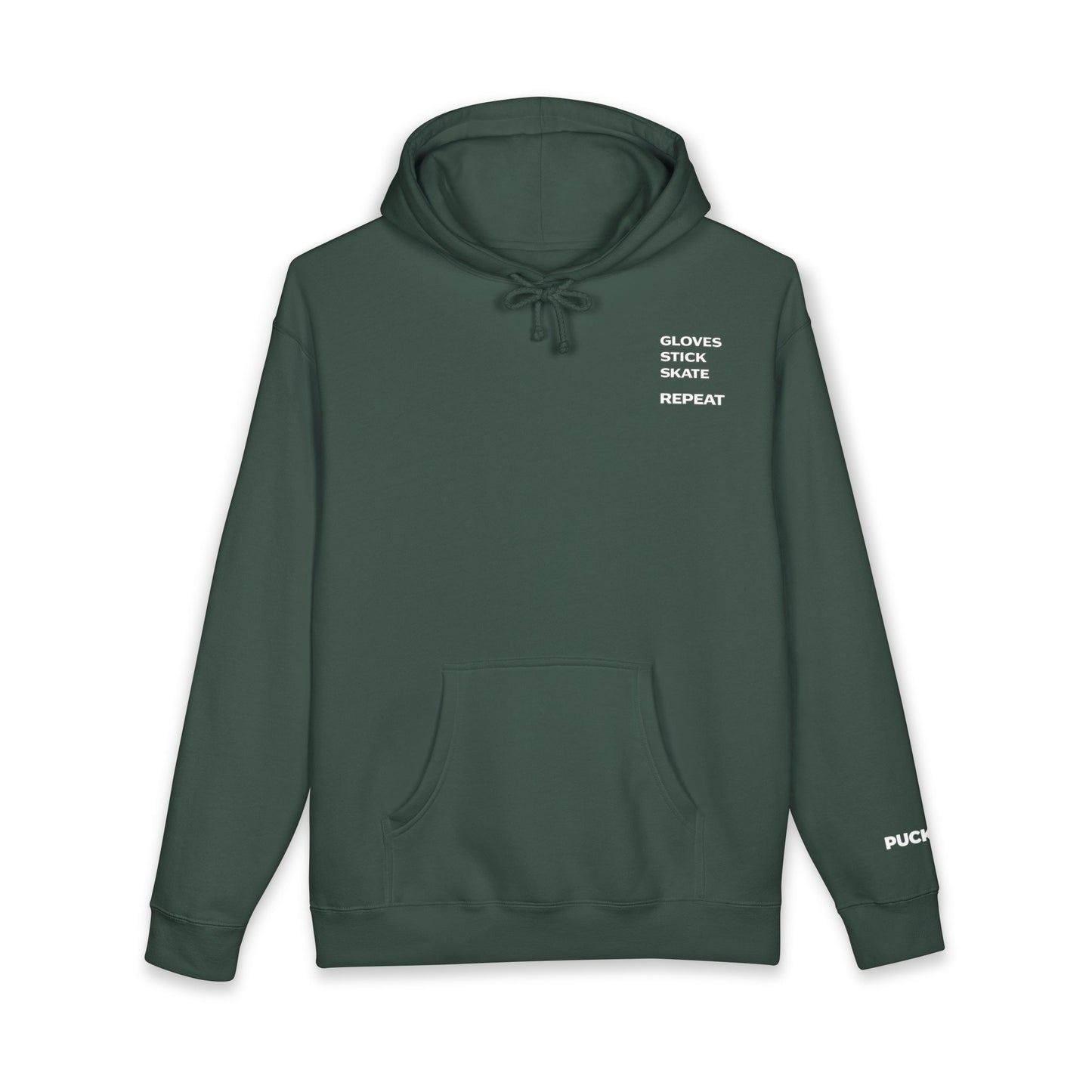 Glove Stick Skates Repeat Heavyweight Hoodie- Subtle Design