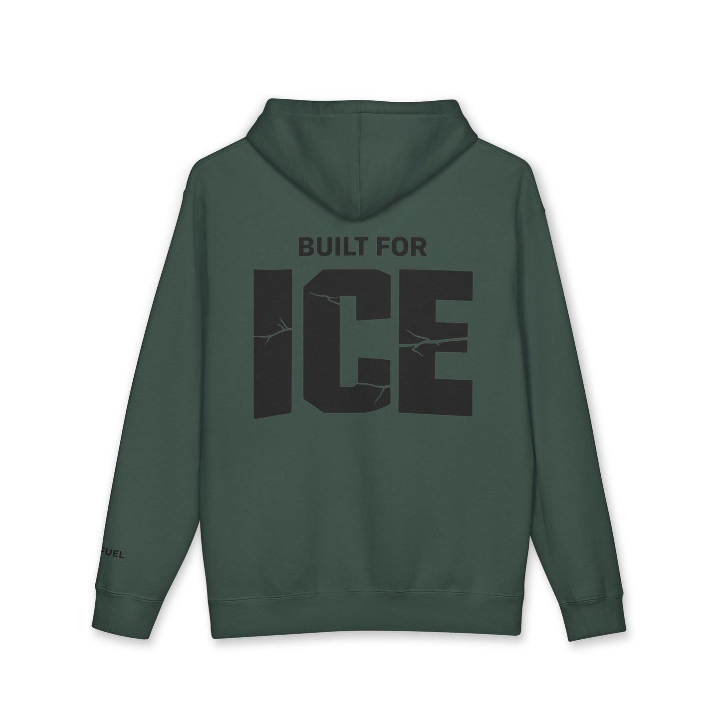 Built for Ice Heavyweight Hoodie- Bold Design